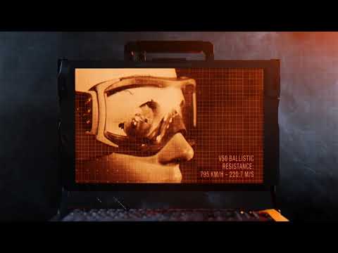 Bollé X1000 Black Clear Anti-Scratch Anti-Fog Ballistic Goggles 40132